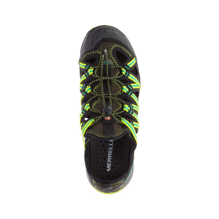 Sandales Merrell Choprock Sieve Noir/Vert Homme | L.H.OWQH